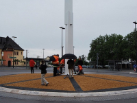 15.05.09 - Stahlskulptur Aufbau